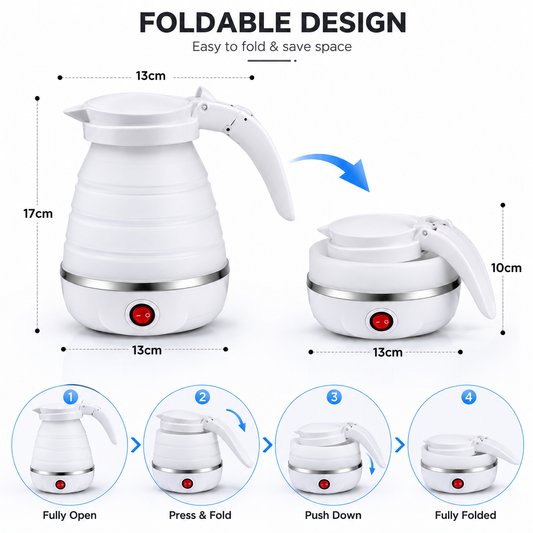 600ml Portable Foldable Electric Kettle