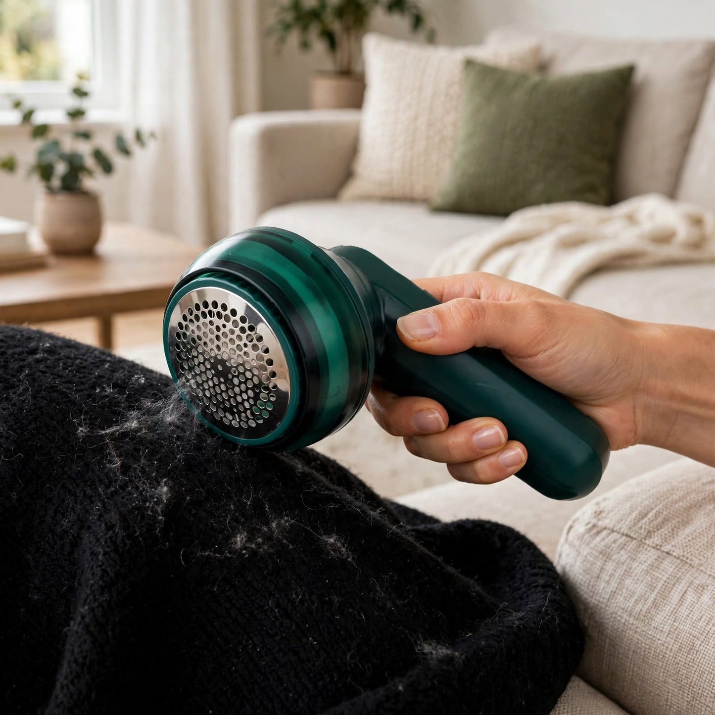 Rechargeable Lint Remover – Portable Electric Fabric Shaver for Clothes & Upholstery